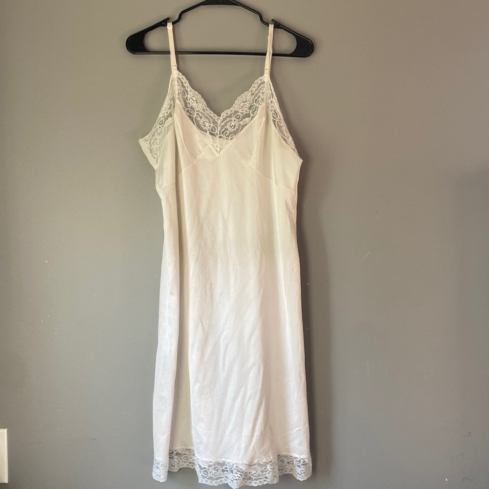 White Slip Dress